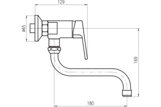 Смеситель для кухни Rav Slezak Colorado CO202.5/21 хром